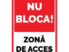 Semn pentru blocare si acces